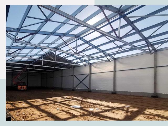 Строительство сенохранилищ в Артеме