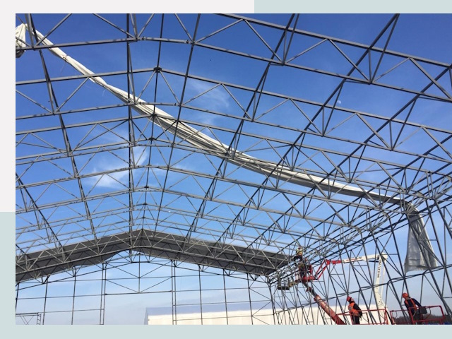 Шатровые ангары от 622 руб. в Артеме и Приморский край