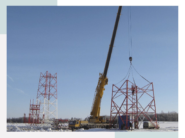 Монтаж вышек связи в Артеме