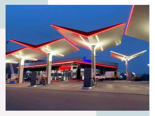 Навесы для АЗС в Артеме