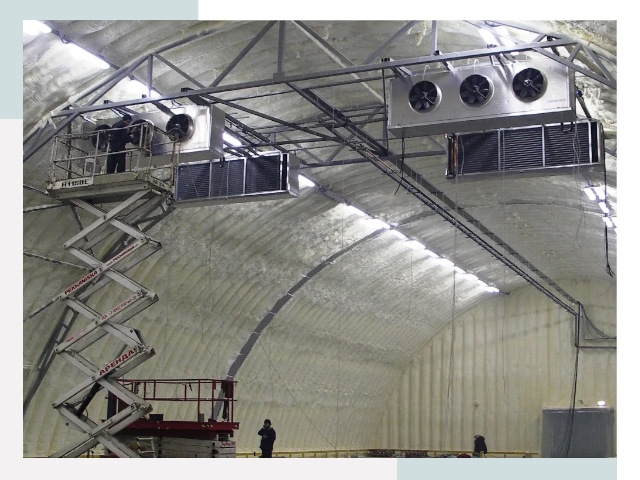 Оснащение ангаров в Артеме
