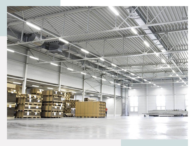 Освещение ангаров в Артеме