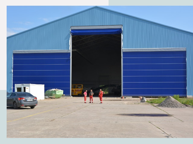 Ангарные ворота в Артем от СтальСтрой-Арт по цене 622 руб.