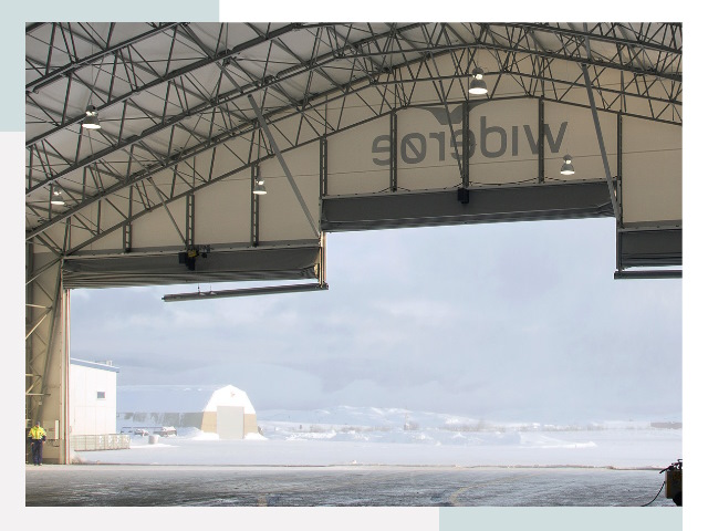 Ворота для ангаров в Артеме