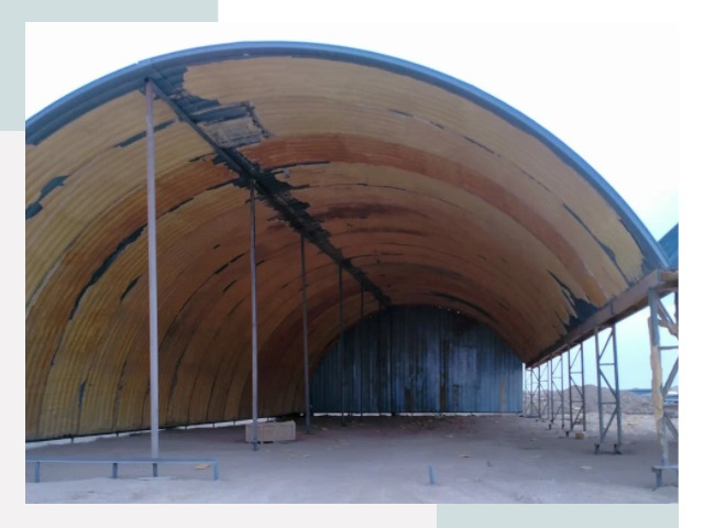 Реконструкция ангаров в Артеме