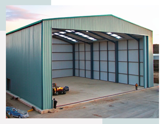 Строительство ангаров в Артеме